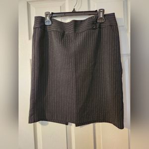 My Michelle Black/White Striped Dress Skirt